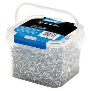 Draper BLIND RIVETS 3.2X10.2 2000PCS 37657 Tubs of Blind Rivets
