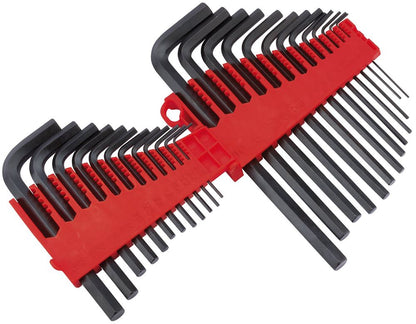 Draper REDLINE 25PC HEX KEY SET 80930 Draper Redline Metric/Imperial Hexagon Key Set (25 Piece)