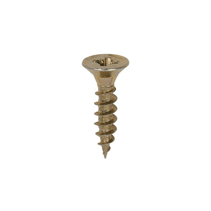 TIMCO Classic Screw PZ2 CSK ZYP 4.5 x 20 Gold Pack 200