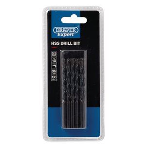 Draper 5.5MM HSS TWIST DRILL BOX 10 38807 Metric HSS Drill Bits (Pack of 10 or 5)