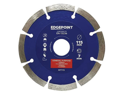 EdgePoint EDGDBGP7115 GP7115 General-Purpose Diamond Blade 115mm