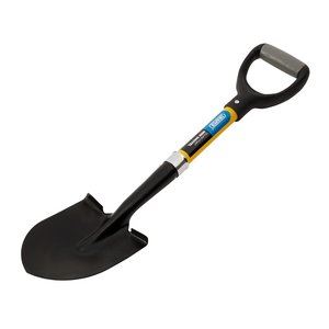 Draper MINI RD.POINT SHOVEL FG HANDLE 57569 Round Point Mini Shovel with Fibreglass Shaft