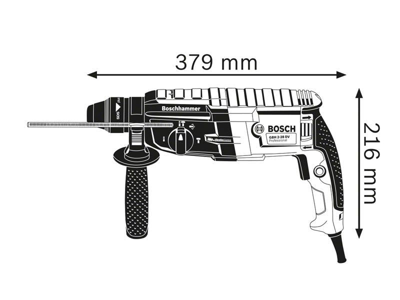 BSH GBH 2-28 SDS-Plus Professional Rotary Hammer 880W 110V