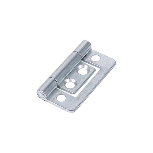 TIMCO Flush Hinge Zinc 38 x 28 Silver Pack 2
