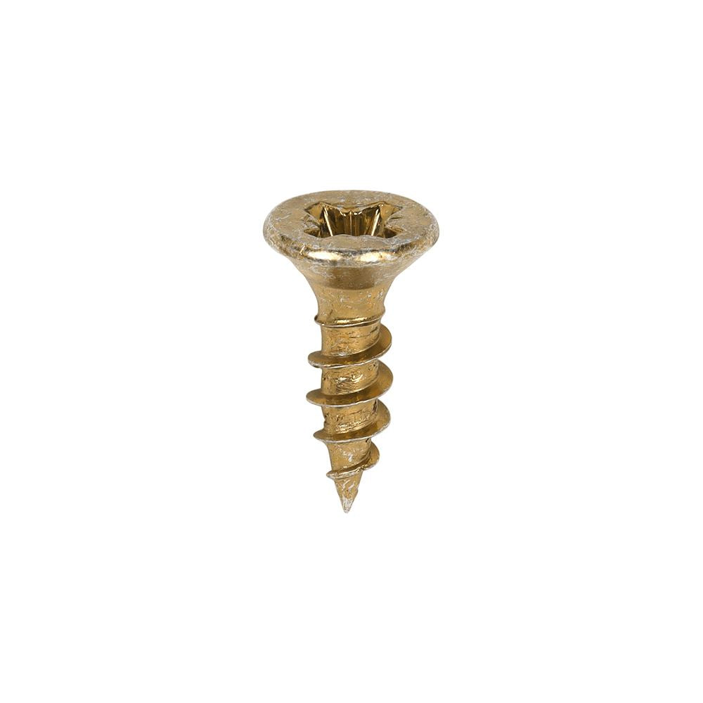 TIMCO Classic Screw PZ2 CSK ZYP 3.5 x 12 Gold Pack 200