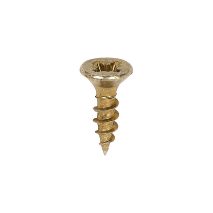 TIMCO Classic Screw PZ2 CSK ZYP 3.5 x 12 Gold Pack 200