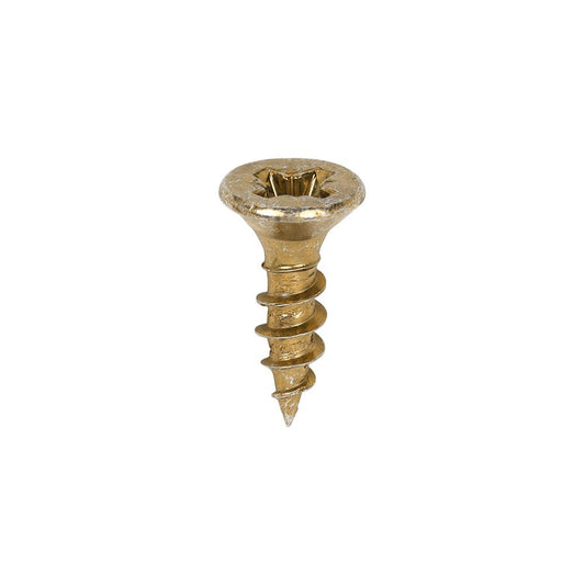 TIMCO Classic Screw PZ2 CSK ZYP 3.5 x 12 Gold Pack 200