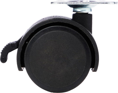 DRAPER 65463 - 40mm Dia. Twin Nylon Castor with Brake - S.W.L 25Kg