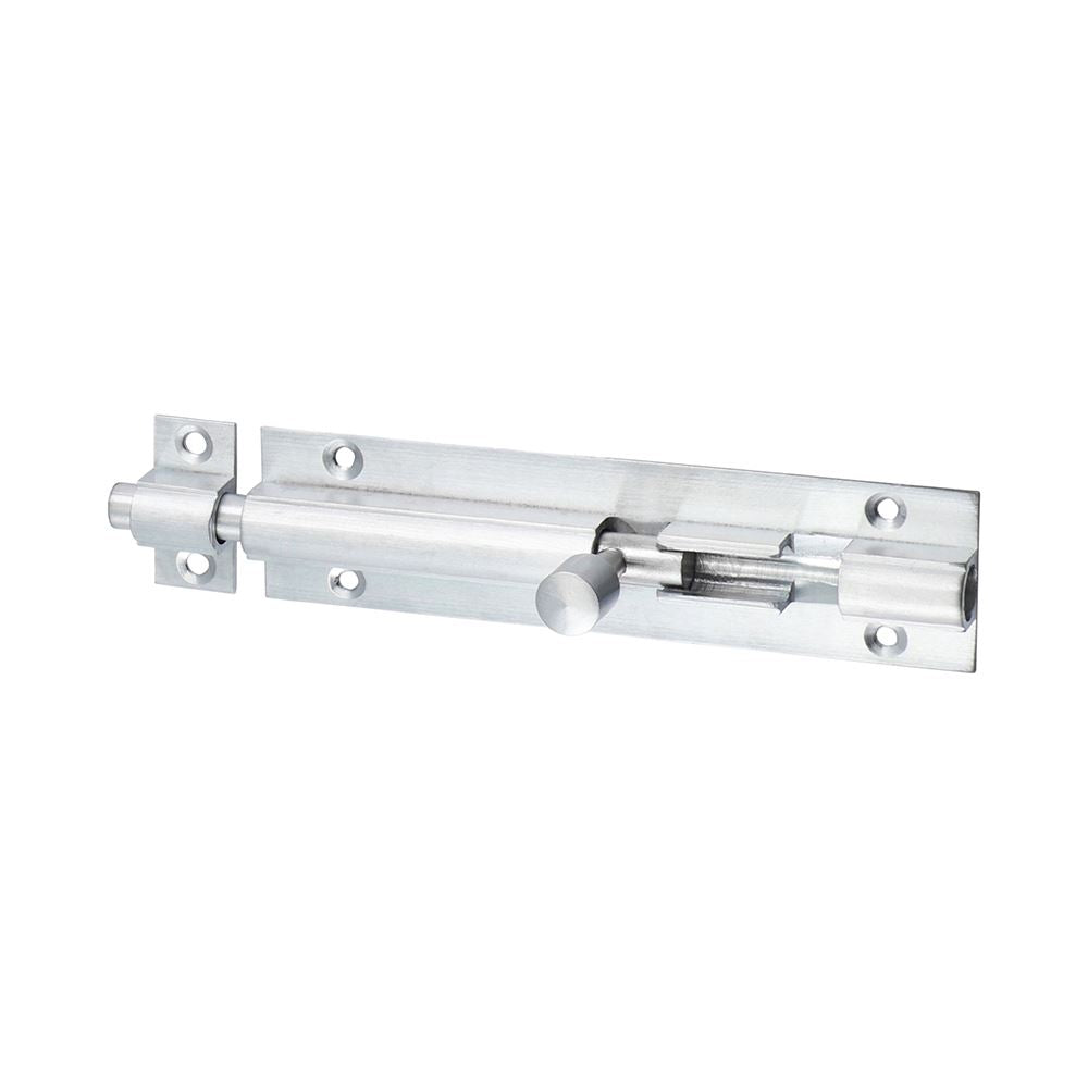 TIMCO Str. Barrel Bolt Sat. Chrome 100 x 25mm Pack 1