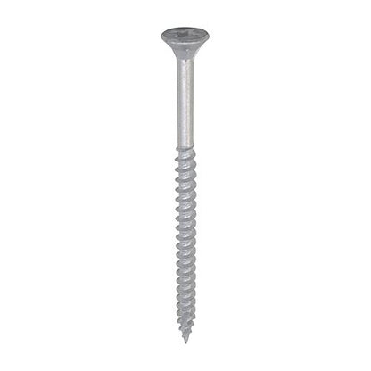 TIMCO C2 Strong-Fix Exterior PZ3 CSK 6.0 x 100 Silver Pack 60
