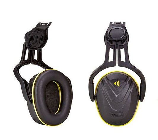 MSA V-GARD HELMET MOUNTED EAR DEFENDERS SNR32 YELLOW