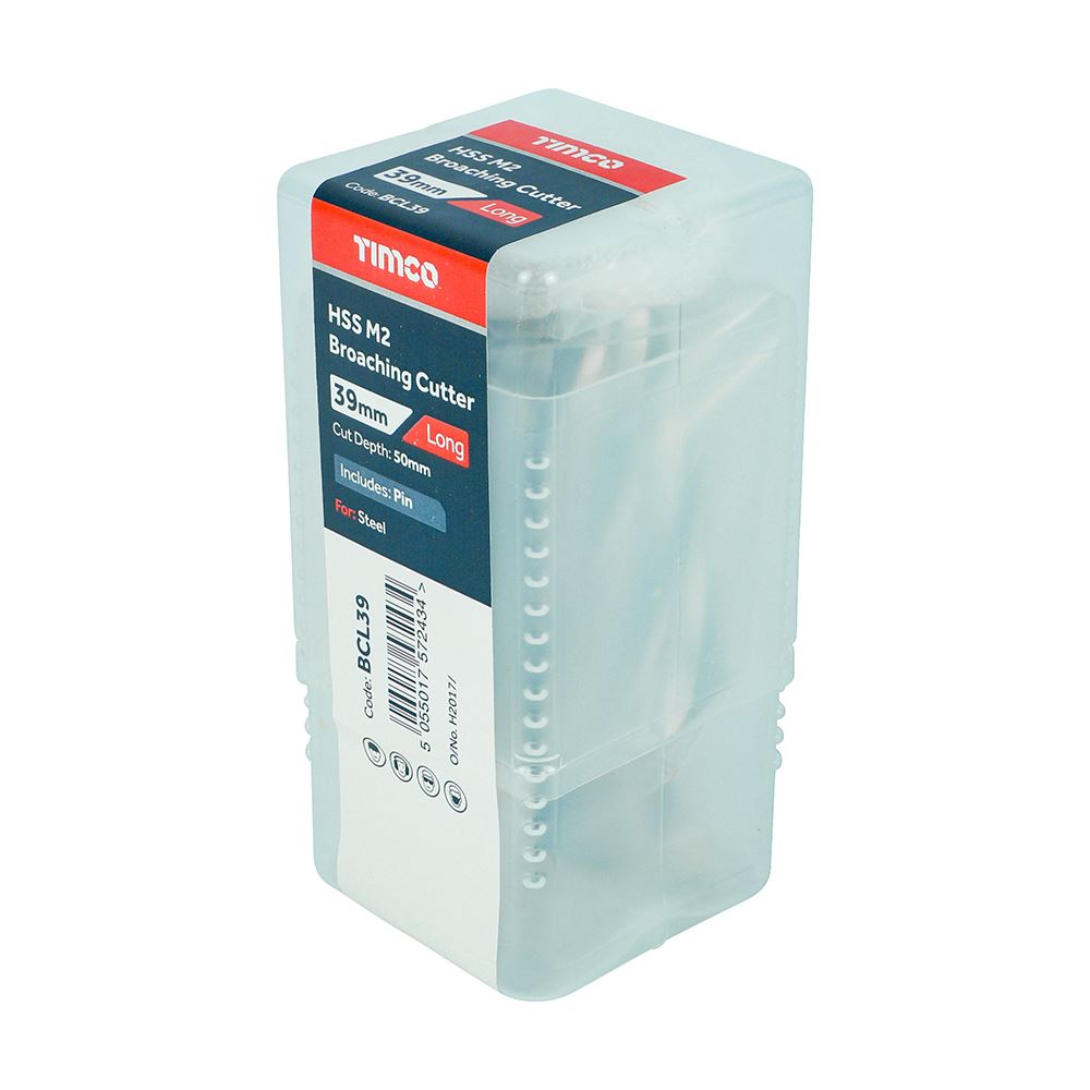 TIMCO Broaching Cutter HSS M2 Long 39 x 50 Pack 1