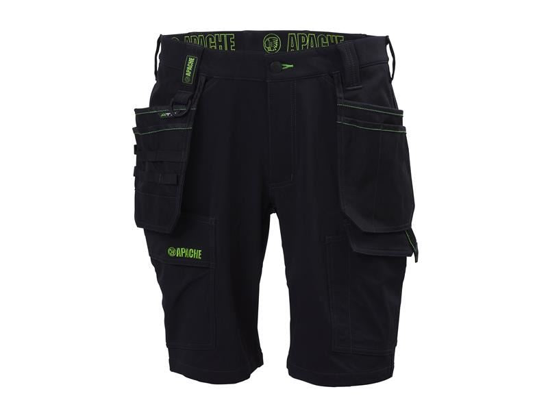 APA Whistler Black Stretch Holster Shorts Waist 40in