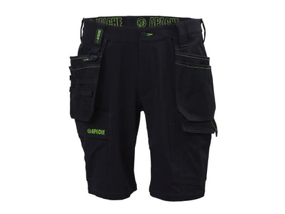 APA Whistler Black Stretch Holster Shorts Waist 40in