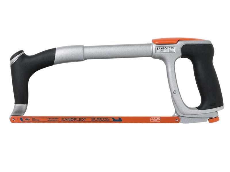 Bahco 325 ERGO Hacksaw 300mm 12in Professional Hand Saw Heavy Duty Frame