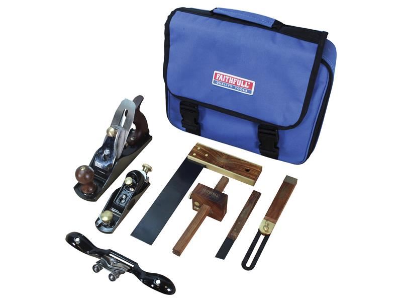 Faithfull FAICARPBAG Carpenter's Tool Kit, 7 Piece |
