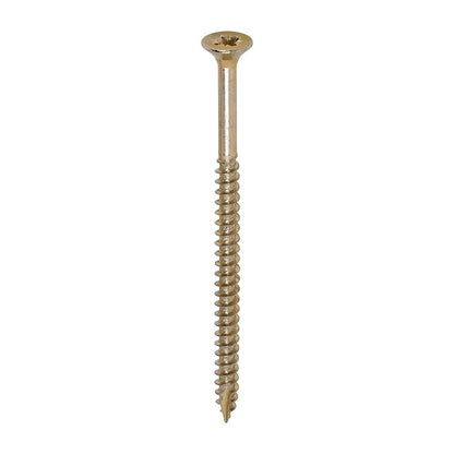 TIMCO Classic Screw PZ3 CSK ZYP 6.0 x 100 Gold Pack 100