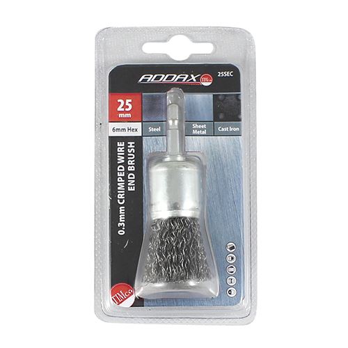 TIMCO Crimp Wire End Brush 25mm Pack 1