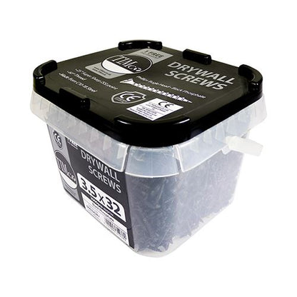 TIMCO Drywall Screw PH2 Coarse Black 3.5 x 38 Black Pack 1500