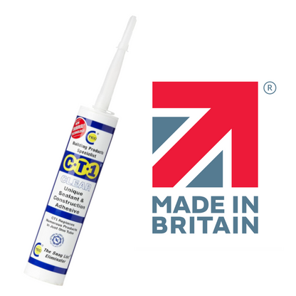 12 x CT1 Clear TRIBRID Multi-Purpose Sealant & Adhesive 290ml Flexible Odourless