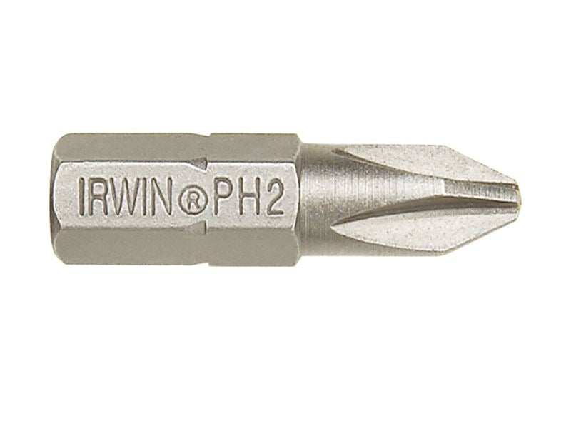 IRWIN� 10504388 Screwdriver Bits Phillips PH2 25mm (Pack 2)