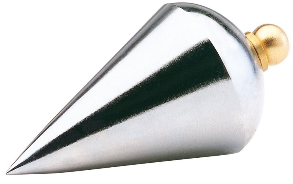 Draper PLUMB BOB 130GM STEEL 52172 130g Steel Plumb Bob