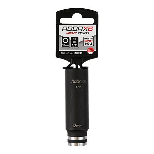 TIMCO X6 Impact Sockets 13 x 78mm Pack 1