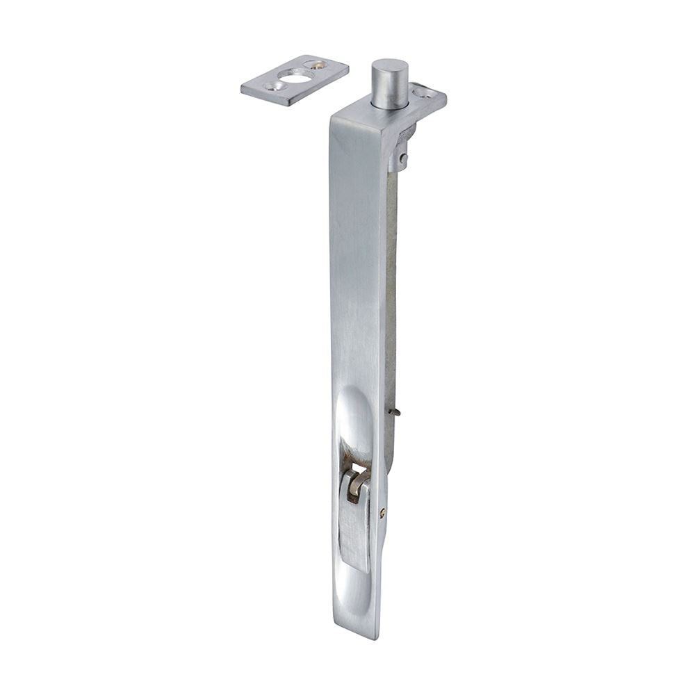 TIMCO Flush Bolt Sat. Chrome 200 x 19mm Pack 1