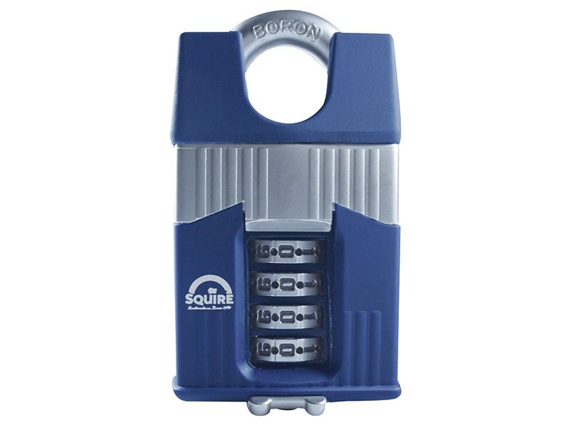 Squire WARRIOR COMBI 55C Warrior High-Security Closed Shackle Combination Padlock 55mm