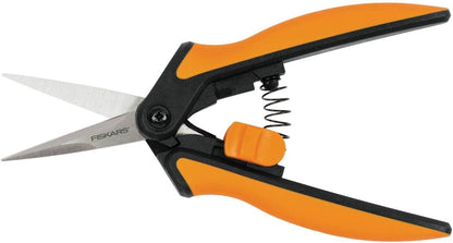 Fiskars 1051600 Solid SP13 Microtip Pruning Snips Garden Scissors