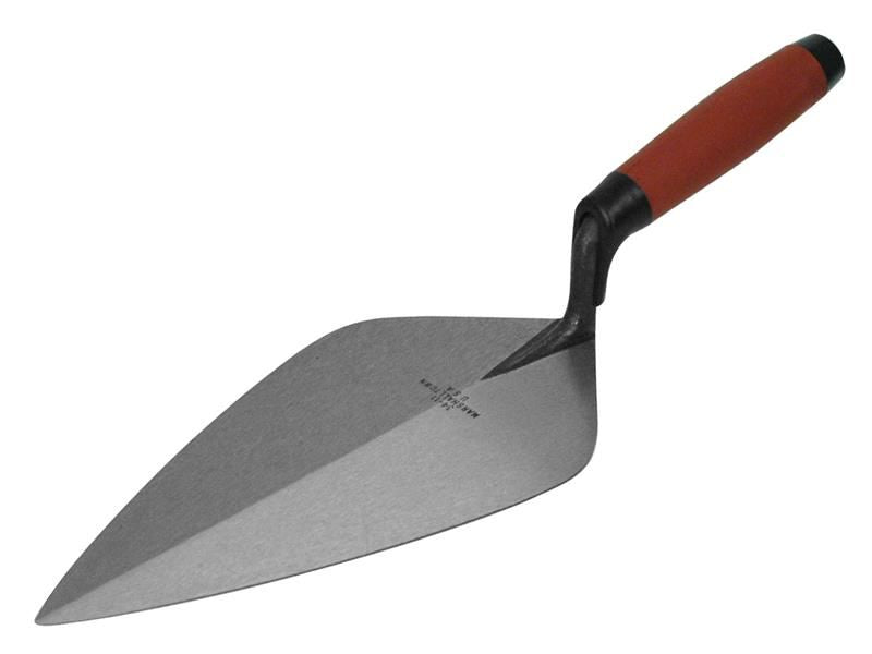 M/T 34D Wide London Pattern Brick Trowel DuraSoft  Handle 12in
