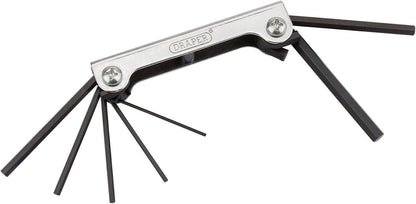 Draper MM HEX KEY SET POCKET TYPE 7PC 33827 Metric Hex. Pocket Key Set (7 Piece)