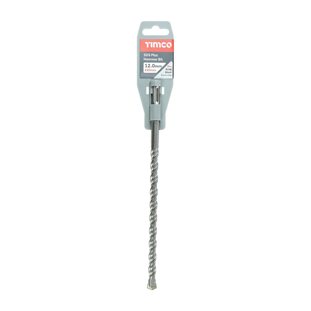 TIMCO SDS Plus Hammer Bit 12.0 x 260 Pack 1