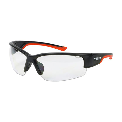 TIMCO Premium Safety Glasses One Size Clear Pack 1