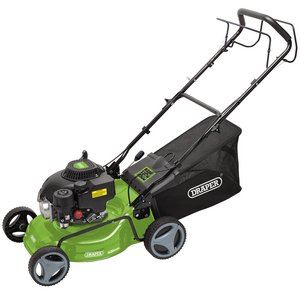 Draper PETROL L/MOWER STEEL DECK420MM 08671 Steel Deck Petrol Lawn Mower, 420mm, 132cc/3.3HP