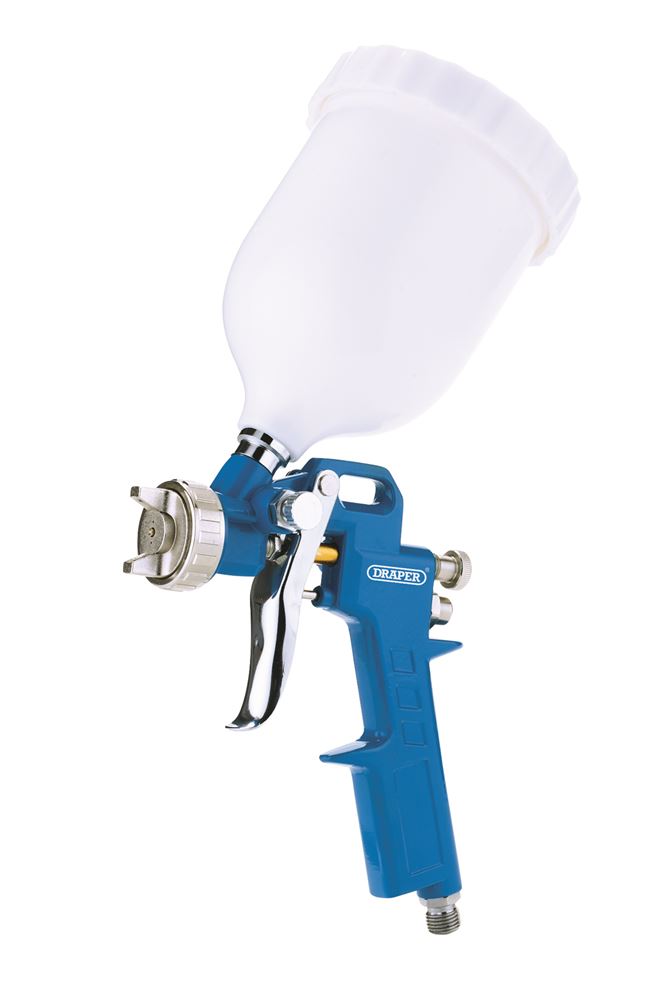 Draper GRAV AIRSPRAYGUN 500ML 1.5/2.2 28360 28360 Gravity Air Paint Spray Guns, 500ml