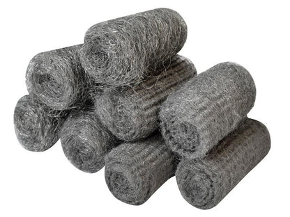 Faithfull FAIASW8A Steel Wool, Assorted Grades 20g Rolls (Pack 8) |