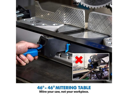 EVL S355MCS Heavy-Duty Metal Cutting Mitre Chop Saw 1600W 110V