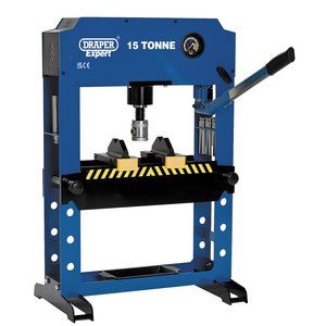 70563 Draper Expert Expert Hydraulic Bench Press, 15 Tonne HBP/15 Hydraulic Floor Presses Professional Trade DIY Workshop Garage Use
