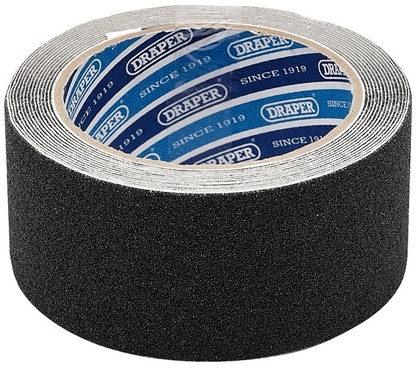 Draper SAFETY GRIP TAPE 50MM 63384 Black Safety Grip Tape Rolls