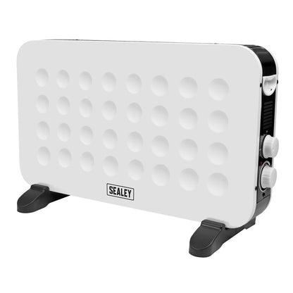 Sealey CD2013 Convector Heater 2000W/230V | 750/1250/2000W, Thermostat, Overheat Protection | Modern design convector heater with three heat settings