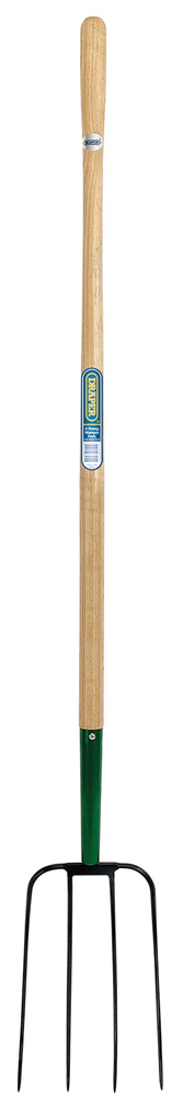 Draper 4 PRONGED M. FORK WOOD HANDLE 63579 4 prong Manure Fork with Wood Shaft