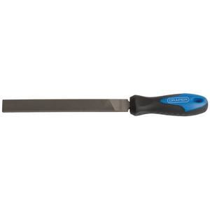 Draper 150MM HAND FILE & HANDLE 00006 Soft Grip Engineer's Files and Rasps