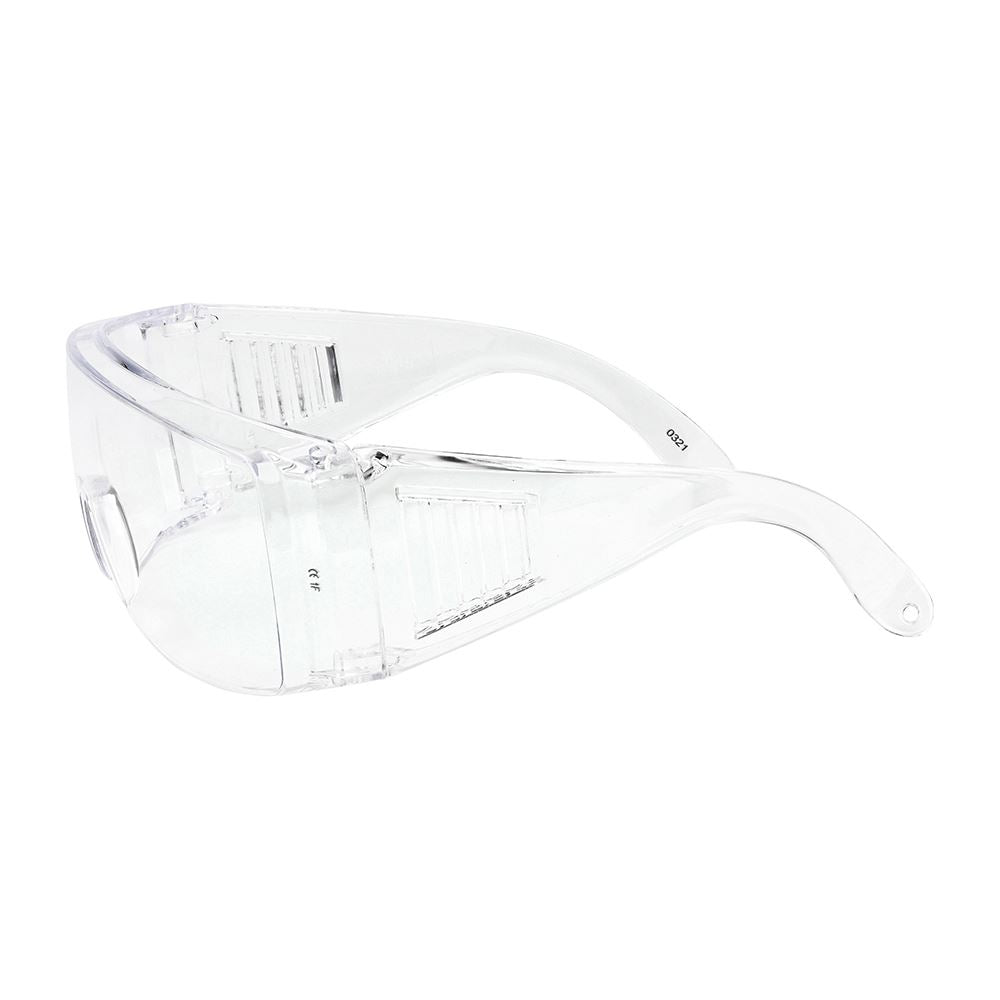 TIMCO Overspecs Safety Glasses One Size Clear Pack 1