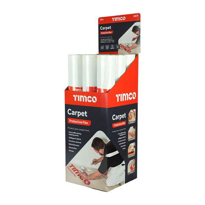 TIMCO Carpet Protective Film 50m x 0.6m Pack 1