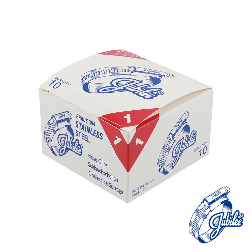 TIMCO Jubilee Clip SS 25-35mm Pack 10