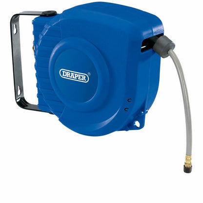 15047 Draper Retractable Air Hose Reel, 12m RAH12 Air Hoses Professional Trade DIY Workshop Garage Use
