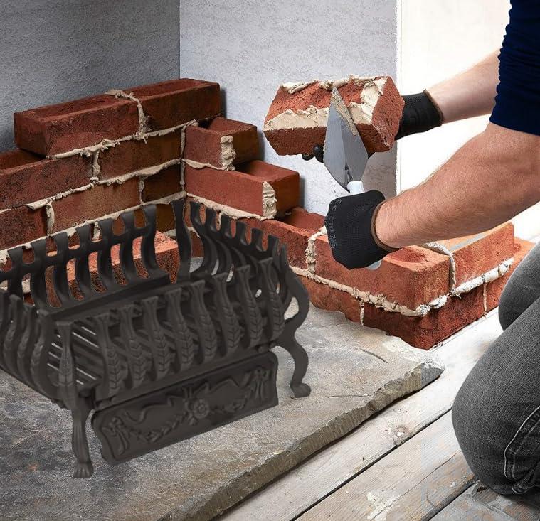 Bond It Fire Cement Buff 2kg Ready Mixed Heat Resistant Cement for Fireplaces Stoves Boilers Flues Fire Backs and High Temperature Repairs