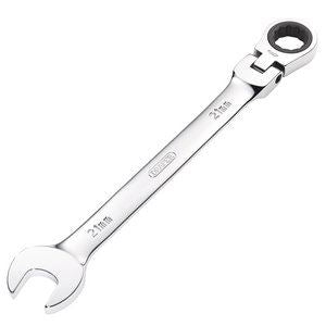 Draper 21MM FLEX HEAD RATCHET SPANNER 52022 Draper HI-TORQÂ® Metric Flexible Head Ratcheting Combination Spanners