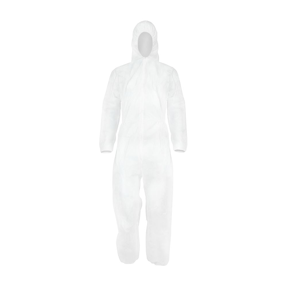 TIMCO PP Coverall White Large Pack 1